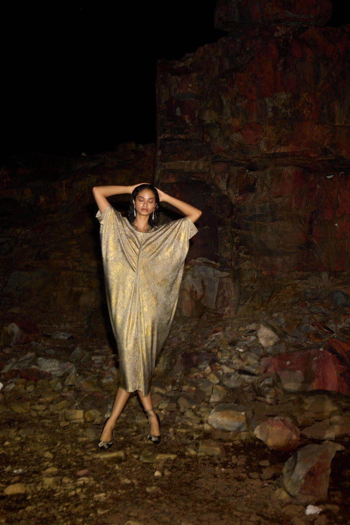 DRAPE COWL KAFTAN - dash and dot dash and dot