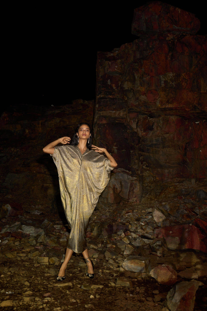 DRAPE COWL KAFTAN - dash and dot dash and dot