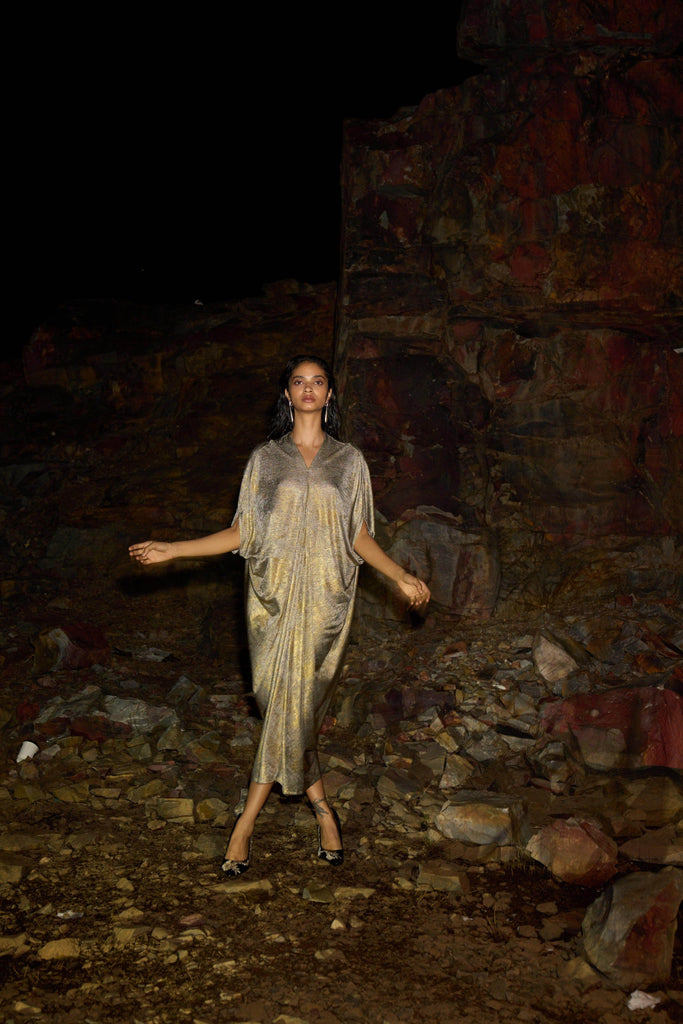 DRAPE COWL KAFTAN - dash and dot dash and dot