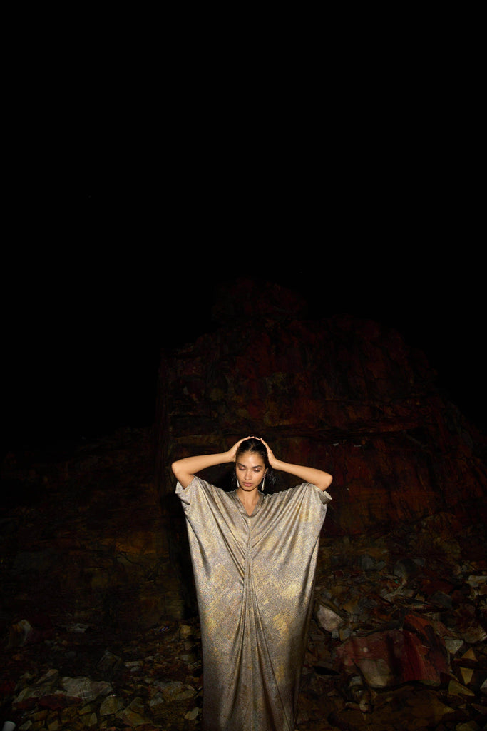 DRAPE COWL KAFTAN - dash and dot dash and dot