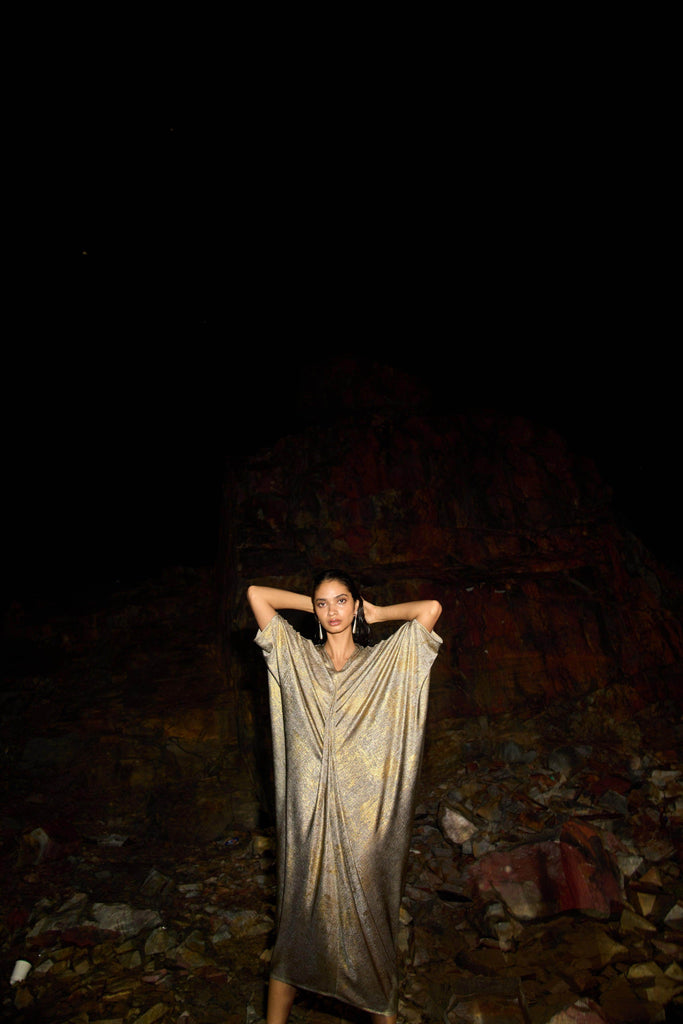 DRAPE COWL KAFTAN - dash and dot dash and dot