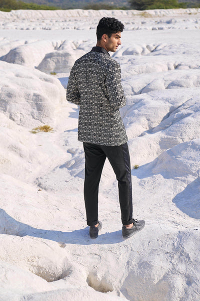 SHAWL COLLAR BLAZER - dash and dot