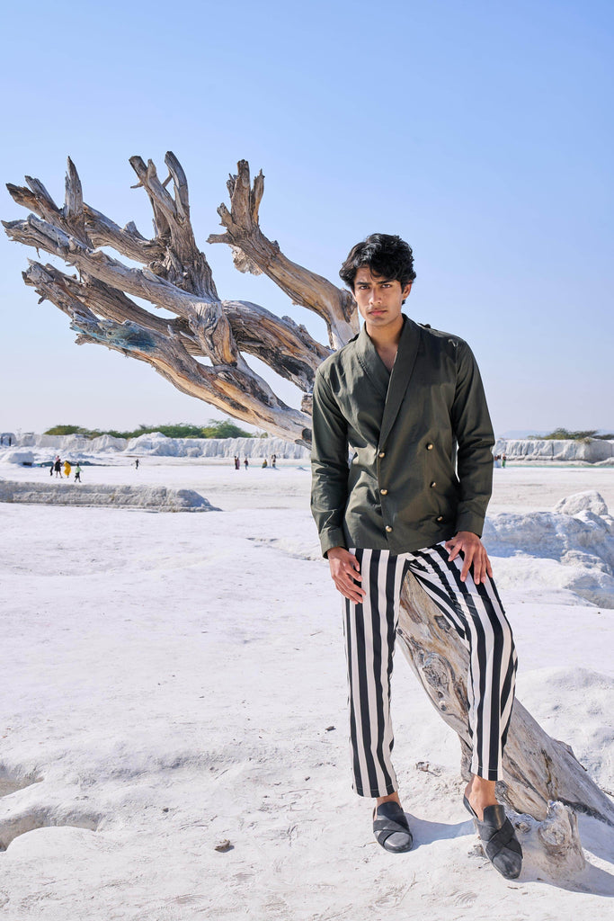 MILITARY BUTTON SHIRT - dash and dot dash and dot