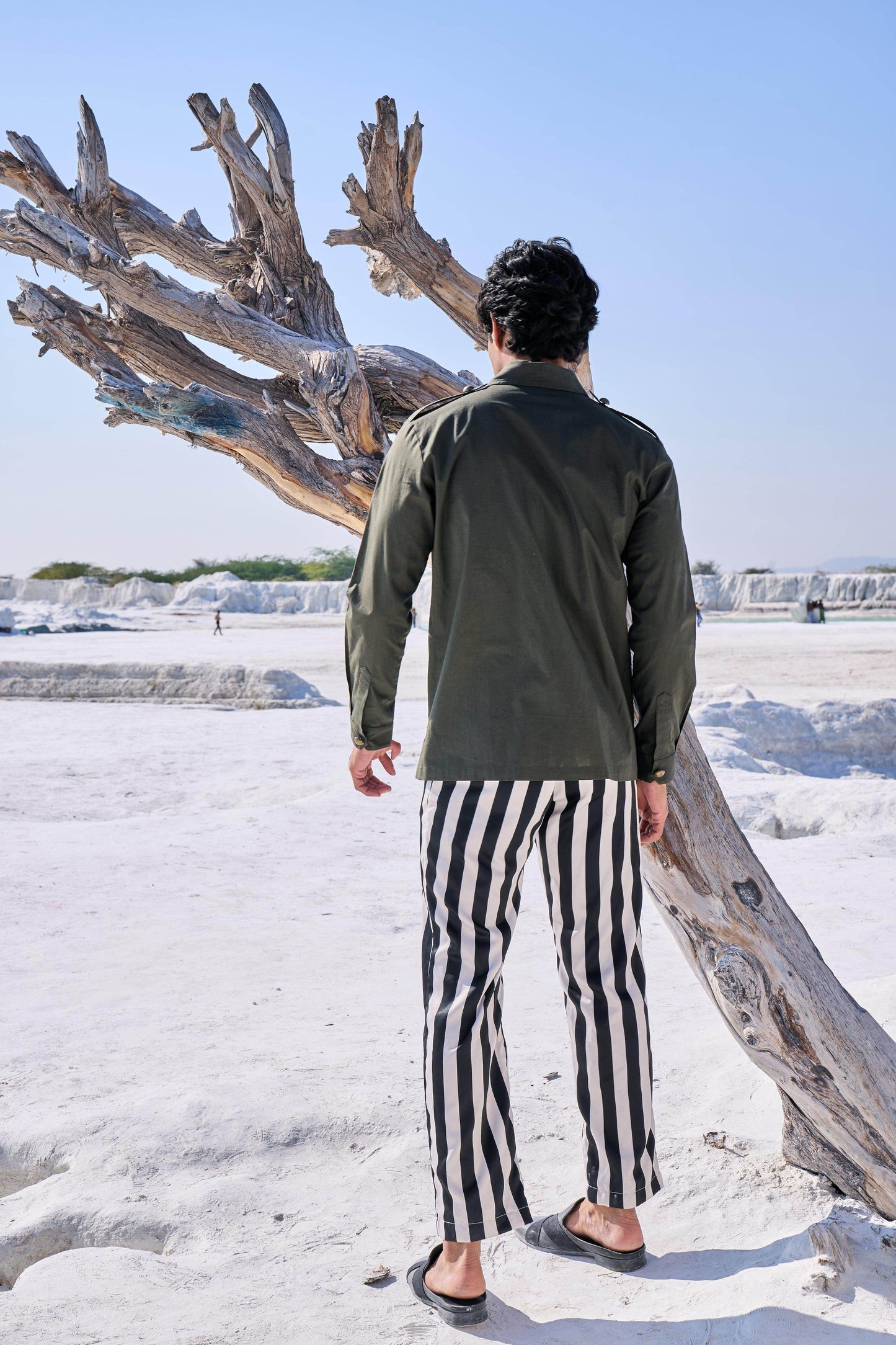 MILITARY BUTTON SHIRT - dash and dot