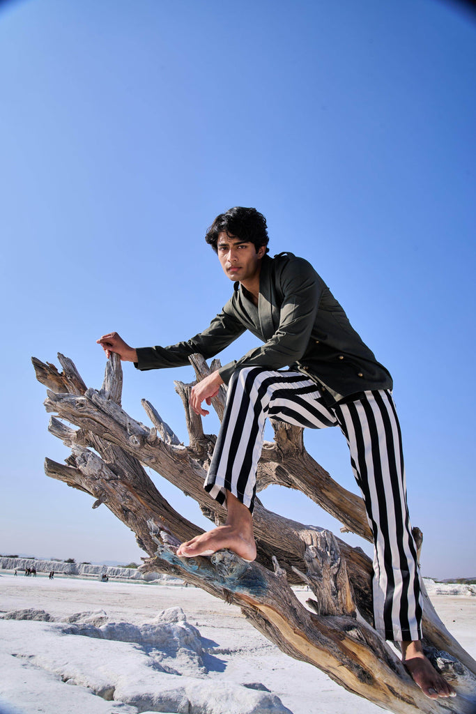 MILITARY BUTTON SHIRT - dash and dot dash and dot