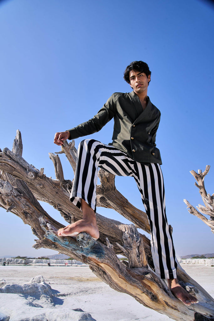 STRIPE PANT - dash and dot dash and dot