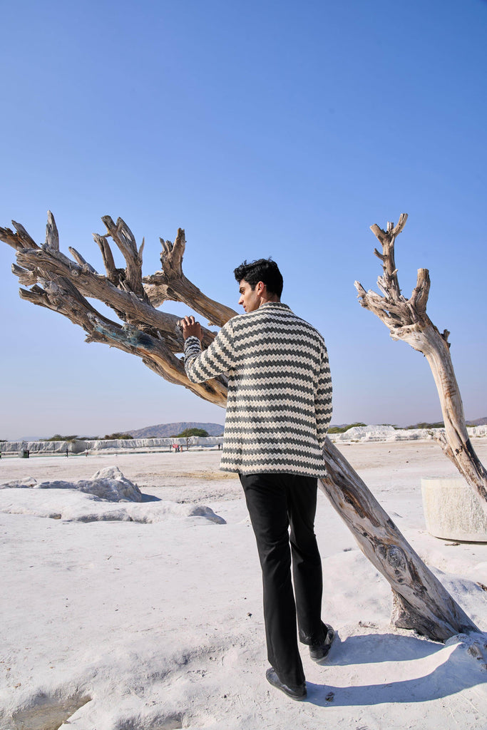 CHEVRON SHIRT AND JACKET SET - dash and dot dash and dot