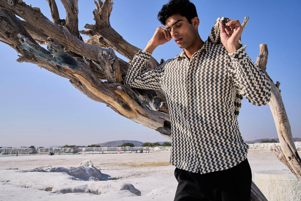 CHEVRON SHIRT - dash and dot dash and dot