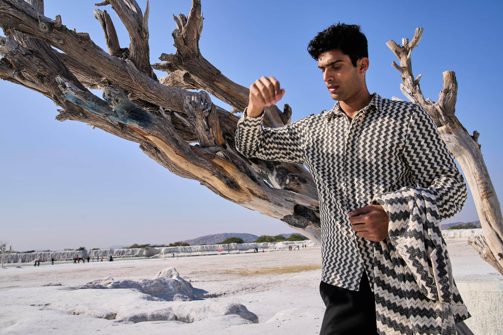 CHEVRON SHIRT - dash and dot dash and dot