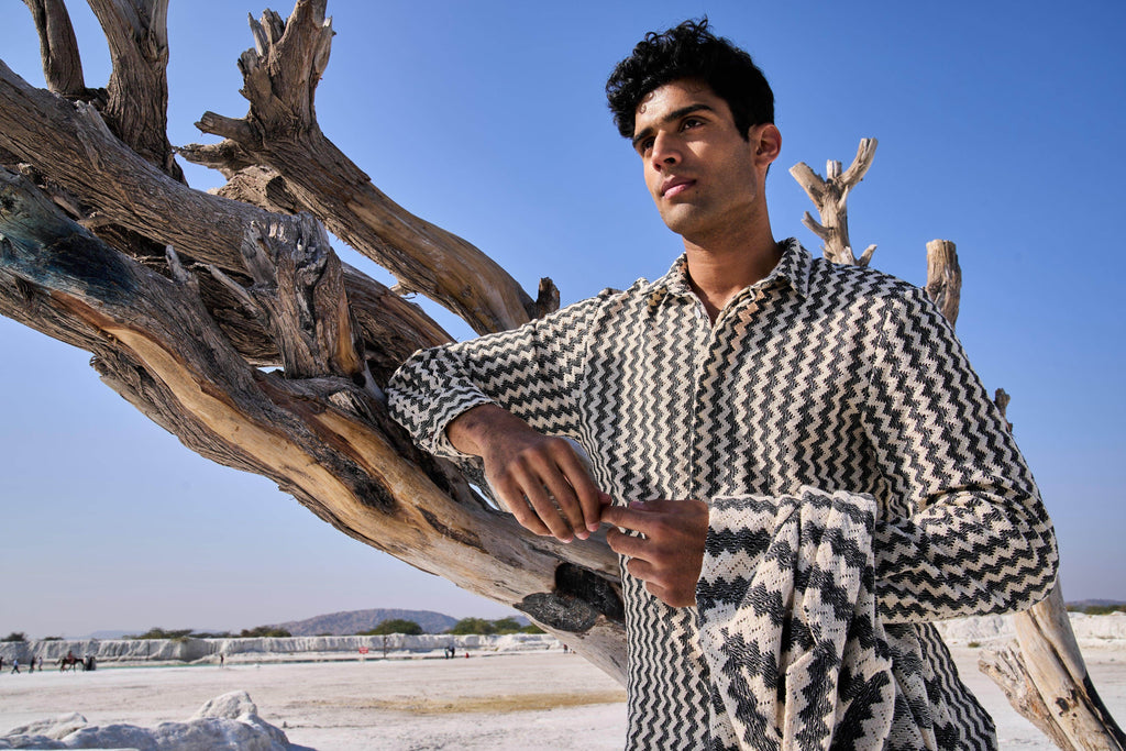 CHEVRON SHIRT - dash and dot dash and dot