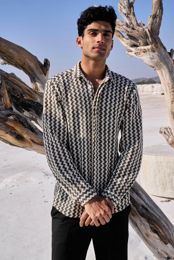 CHEVRON SHIRT - dash and dot dash and dot