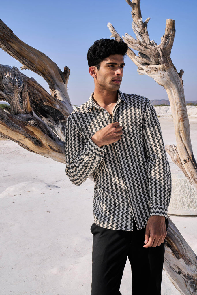 CHEVRON SHIRT - dash and dot dash and dot