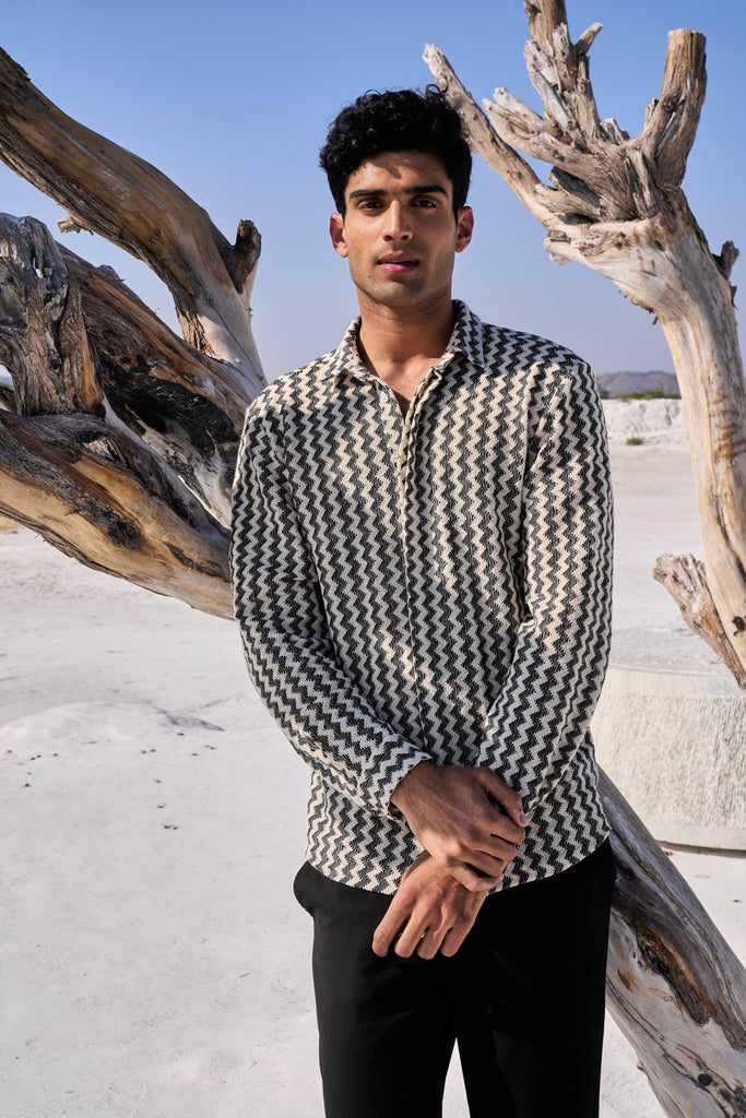 CHEVRON SHIRT - dash and dot dash and dot