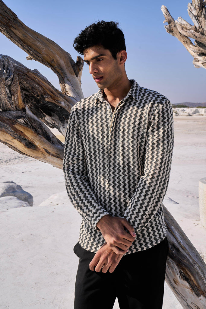 CHEVRON SHIRT - dash and dot dash and dot