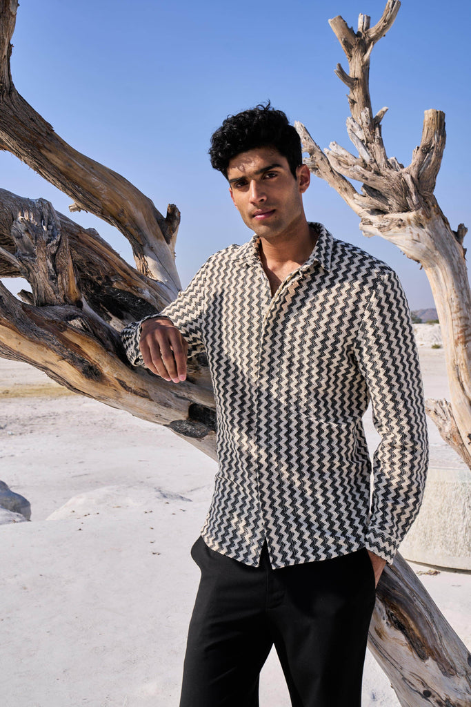 CHEVRON SHIRT - dash and dot dash and dot