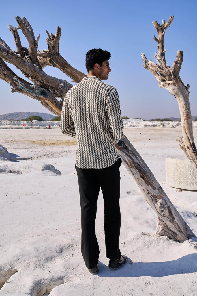 CHEVRON SHIRT - dash and dot dash and dot