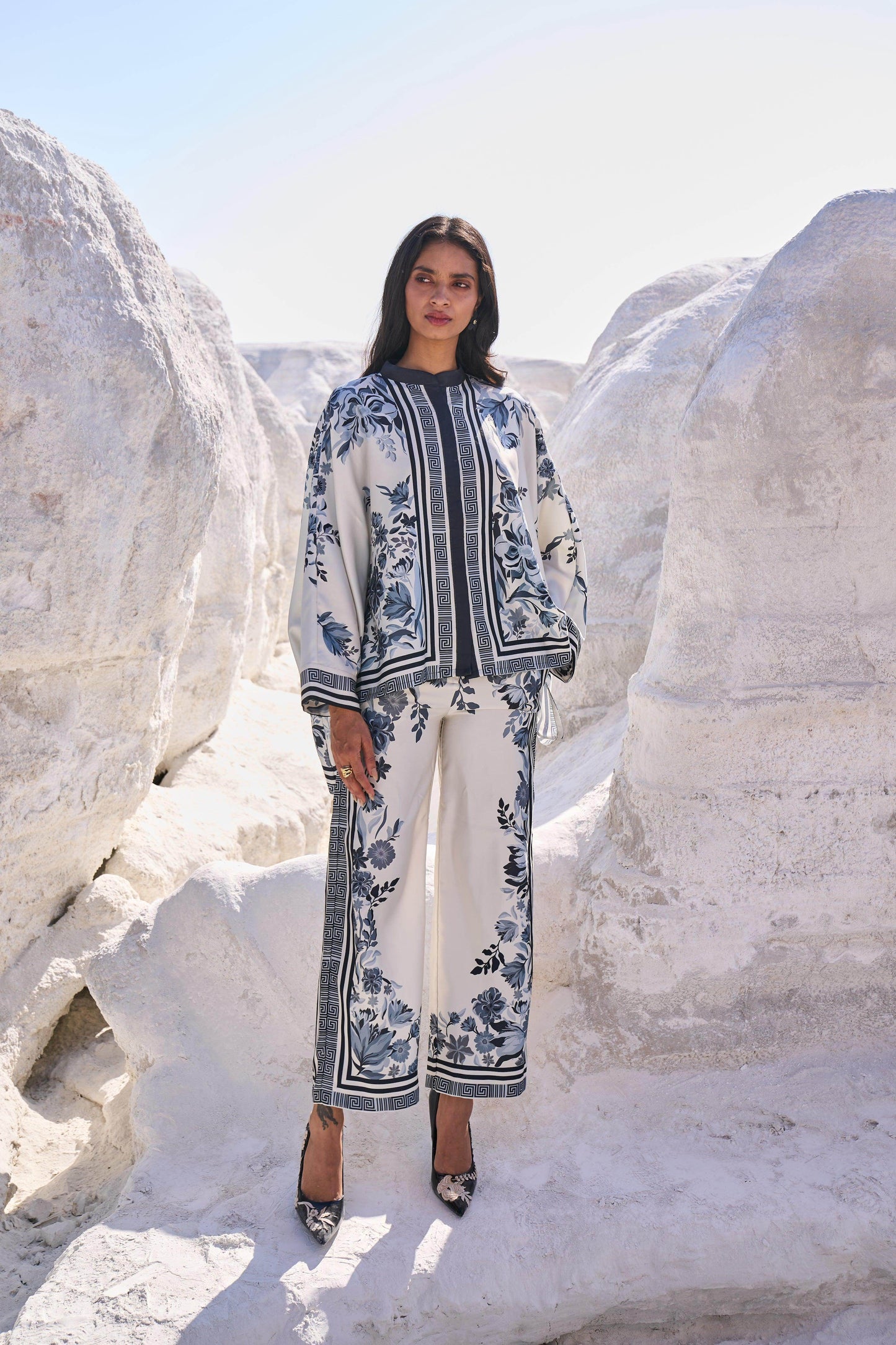 FLORAL BOXY TOP - dash and dot