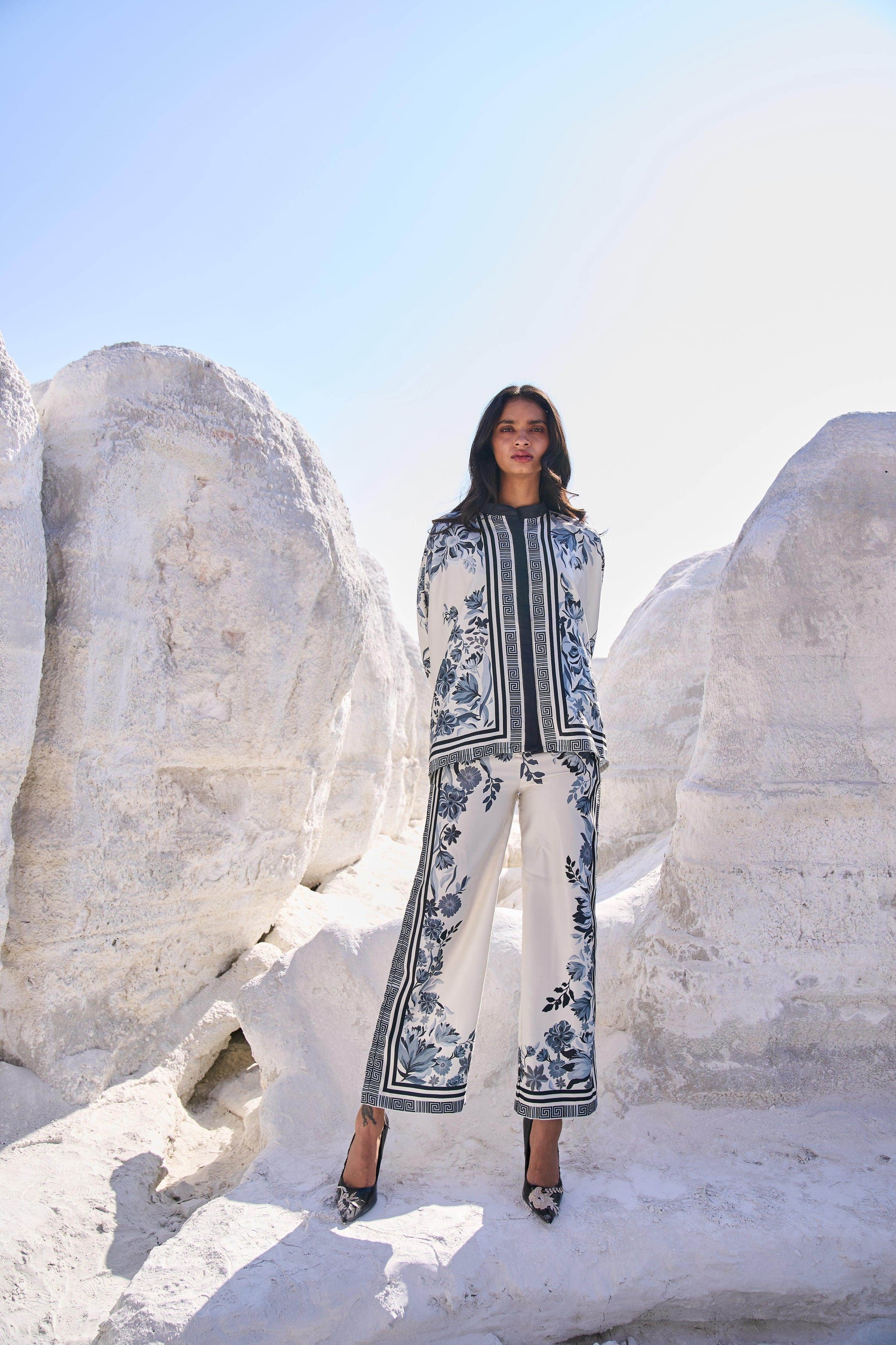 FLORAL BOXY TOP - dash and dot