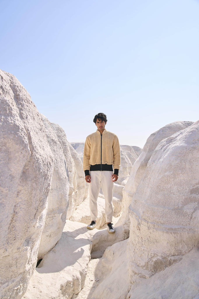 SHERPA BOMBER JACKET - dash and dot dash and dot