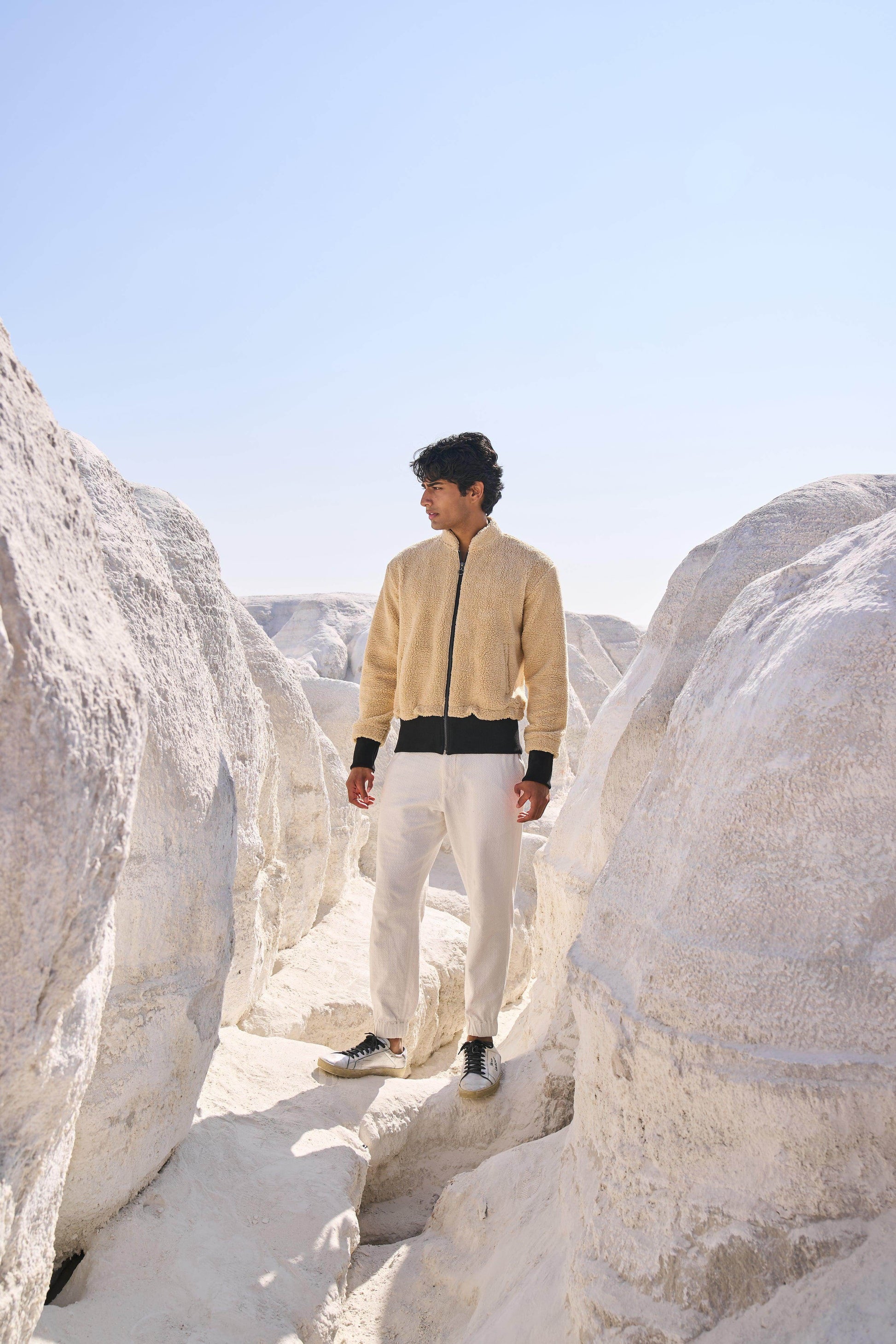 SHERPA BOMBER JACKET - dash and dot