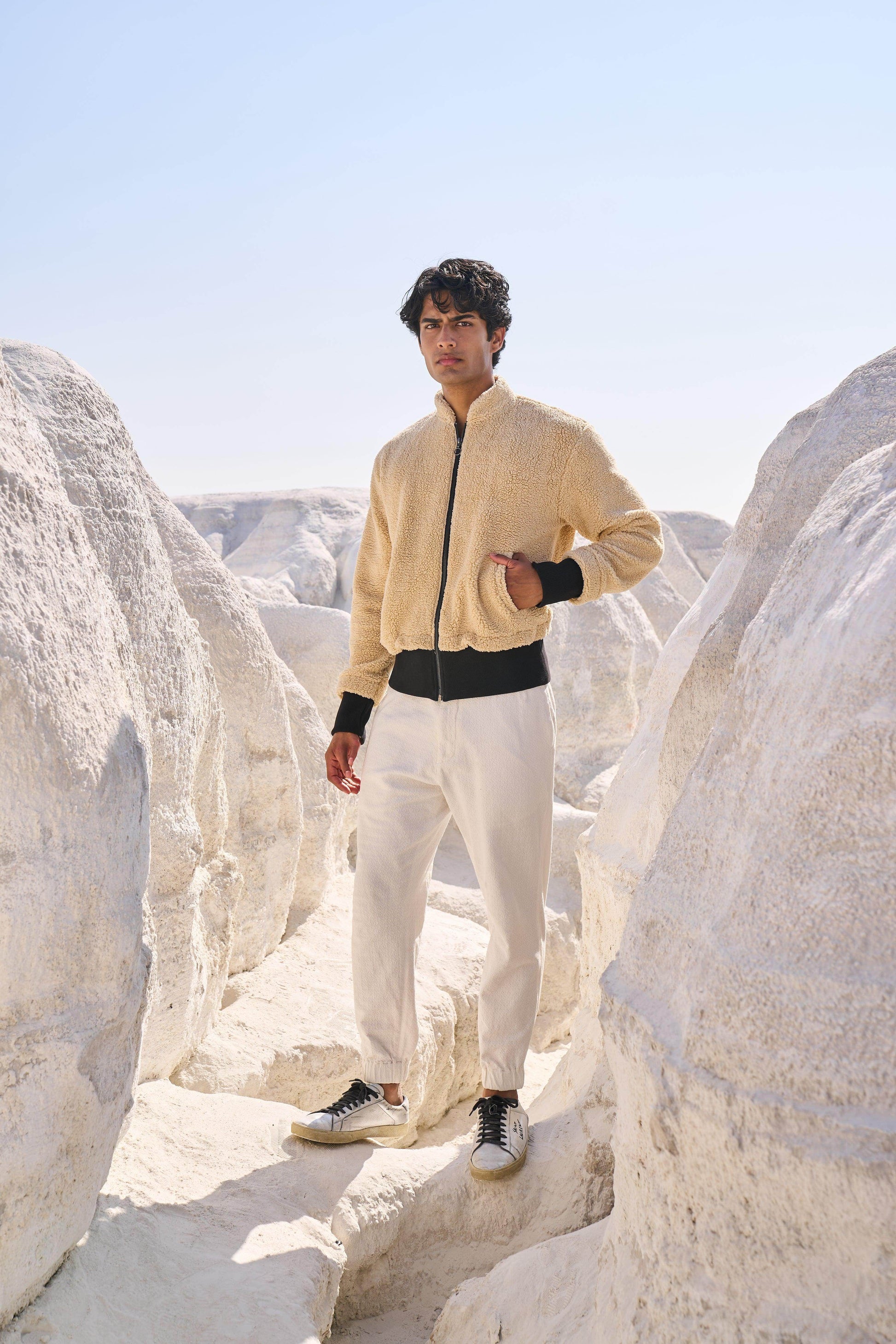 SHERPA BOMBER JACKET - dash and dot