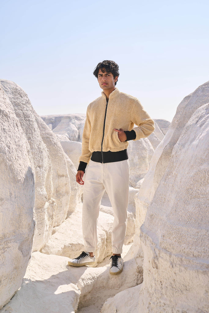 SHERPA BOMBER JACKET - dash and dot dash and dot