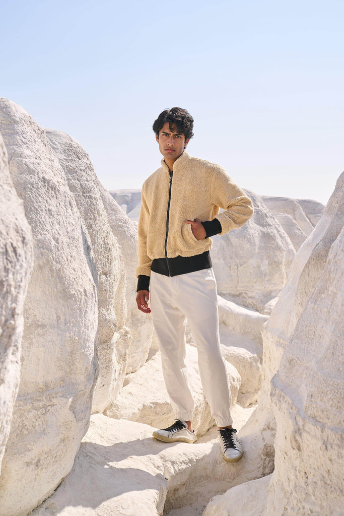 SHERPA BOMBER JACKET - dash and dot dash and dot