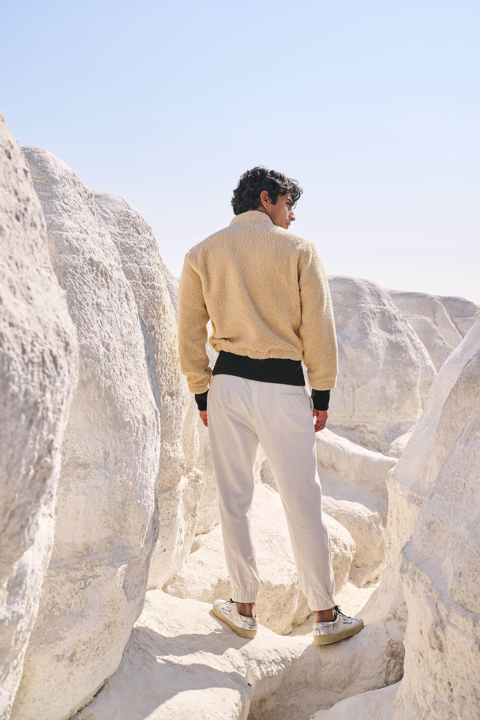 SHERPA BOMBER JACKET - dash and dot