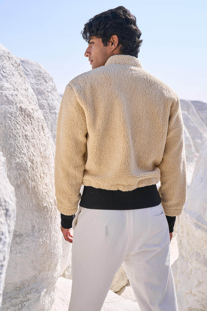 SHERPA BOMBER JACKET - dash and dot dash and dot