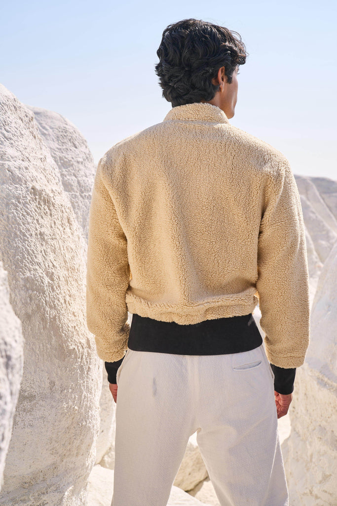 SHERPA BOMBER JACKET - dash and dot dash and dot