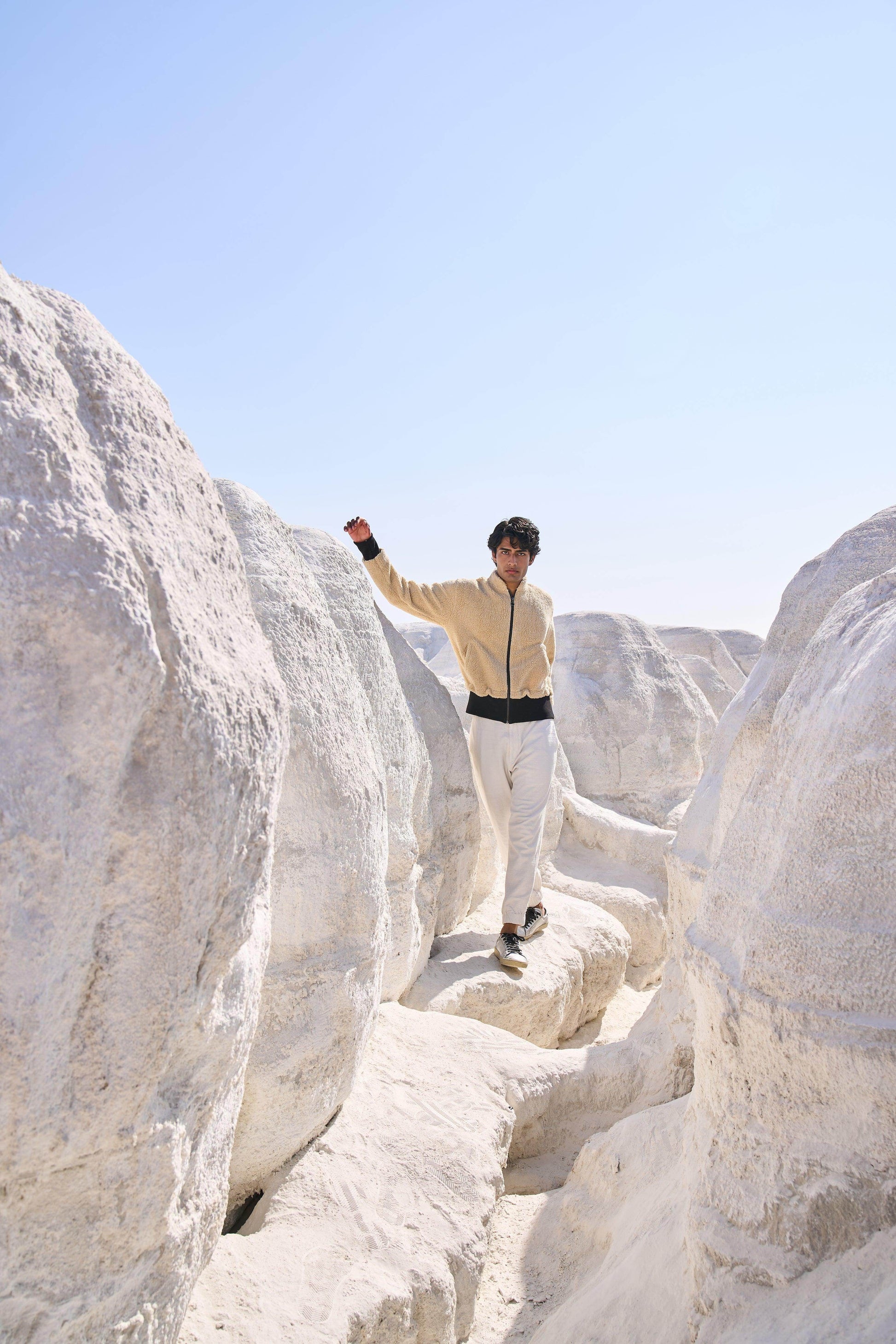 SHERPA BOMBER JACKET - dash and dot