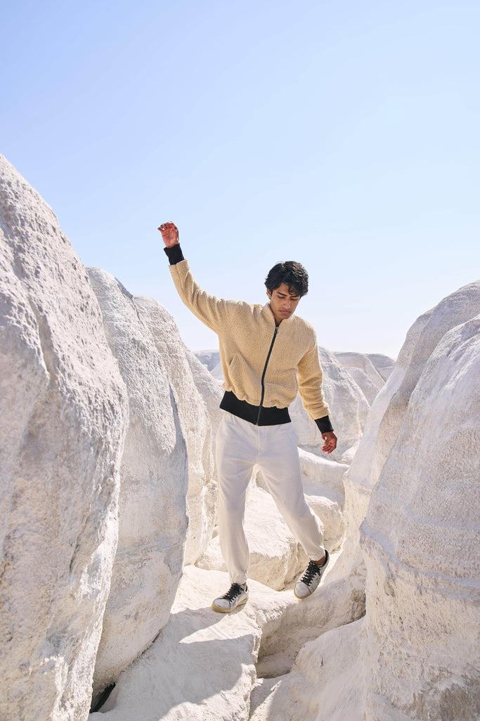 SHERPA BOMBER JACKET - dash and dot dash and dot