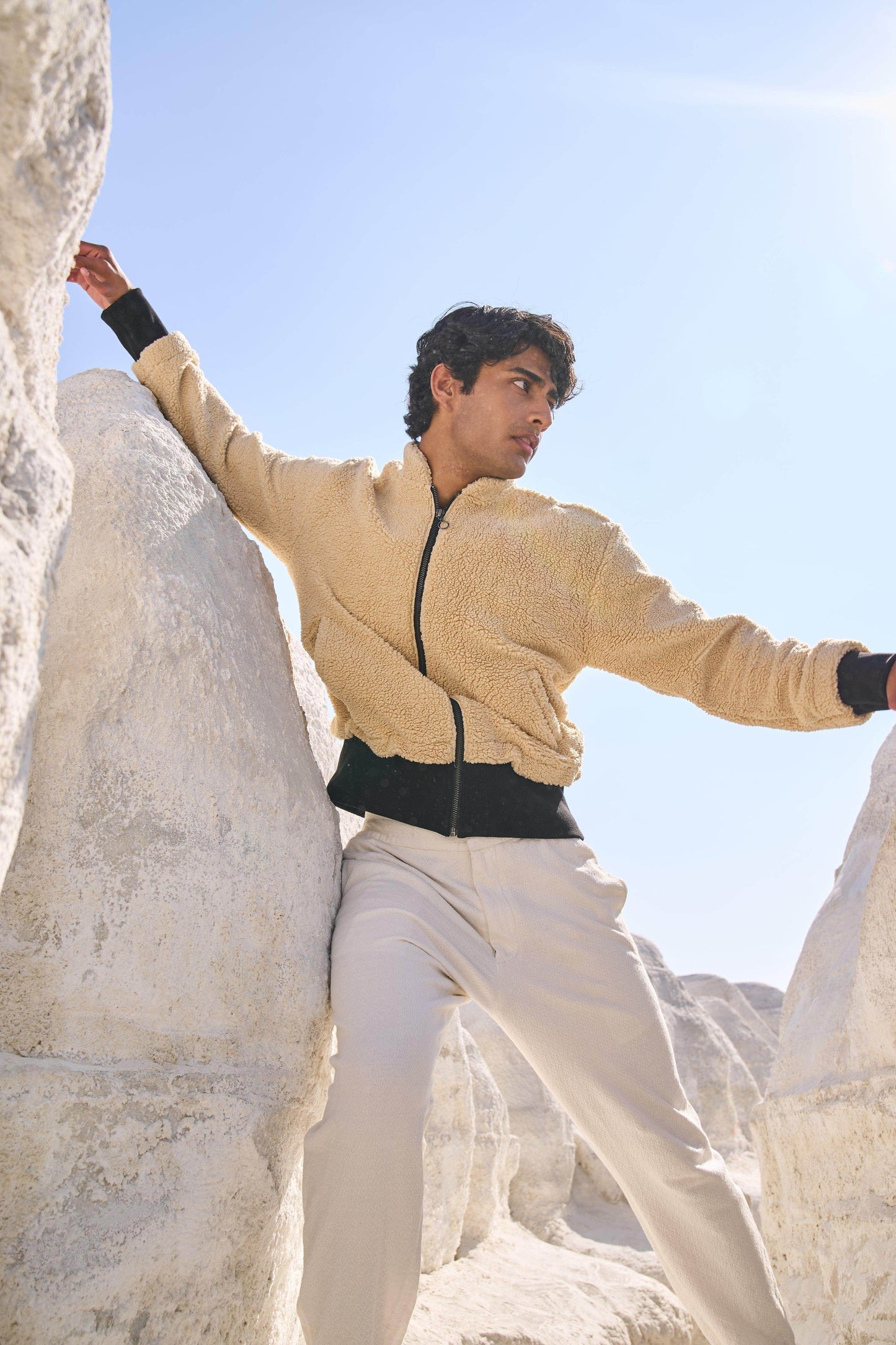 SHERPA BOMBER JACKET - dash and dot