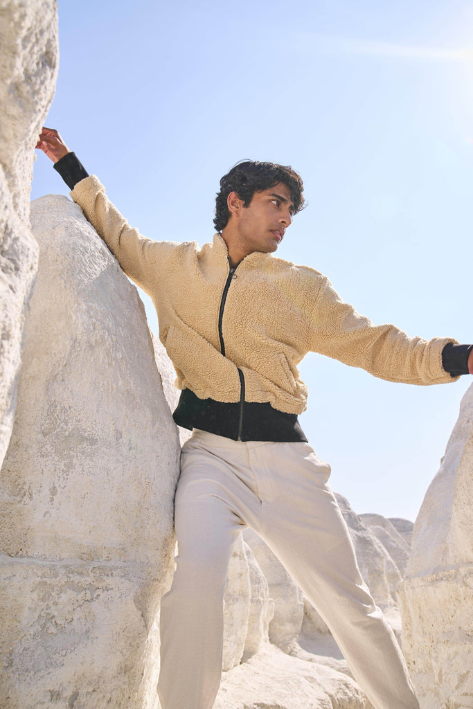 SHERPA BOMBER JACKET - dash and dot dash and dot