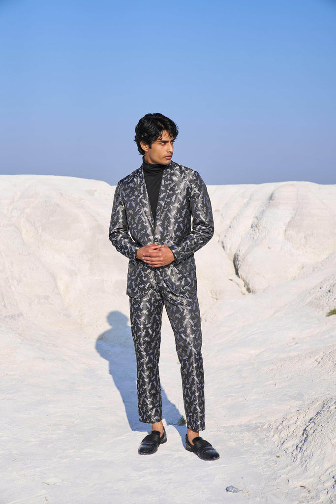 JACQUARD BLAZER - dash and dot dash and dot