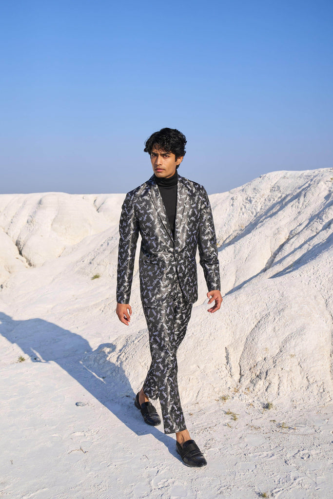 JACQUARD BLAZER - dash and dot dash and dot