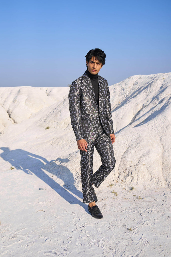 JACQUARD BLAZER - dash and dot dash and dot