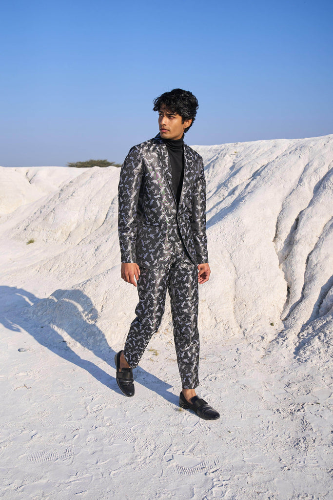 JACQUARD BLAZER - dash and dot dash and dot