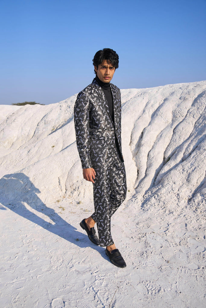 JACQUARD BLAZER - dash and dot dash and dot