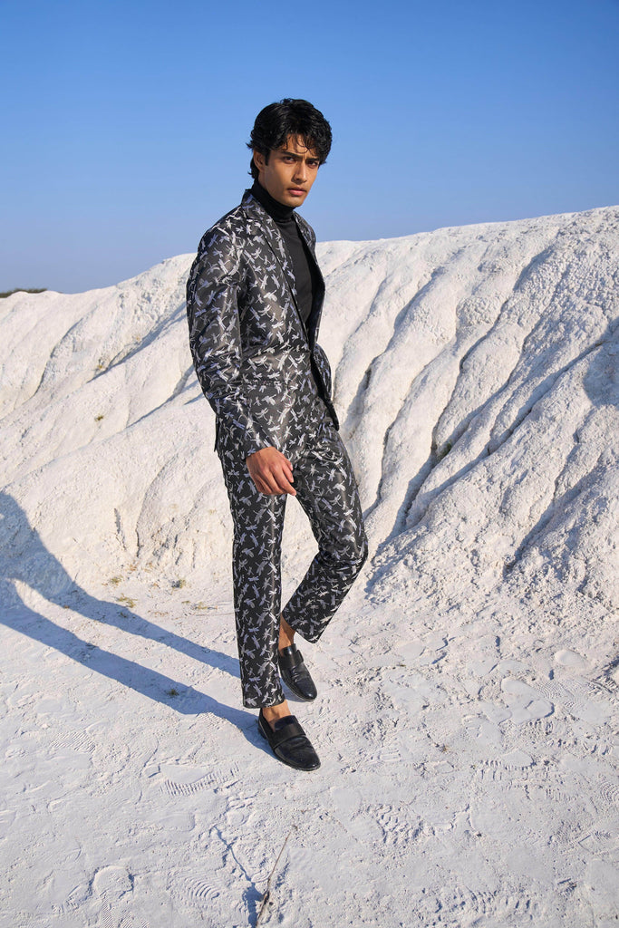 JACQUARD BLAZER - dash and dot dash and dot