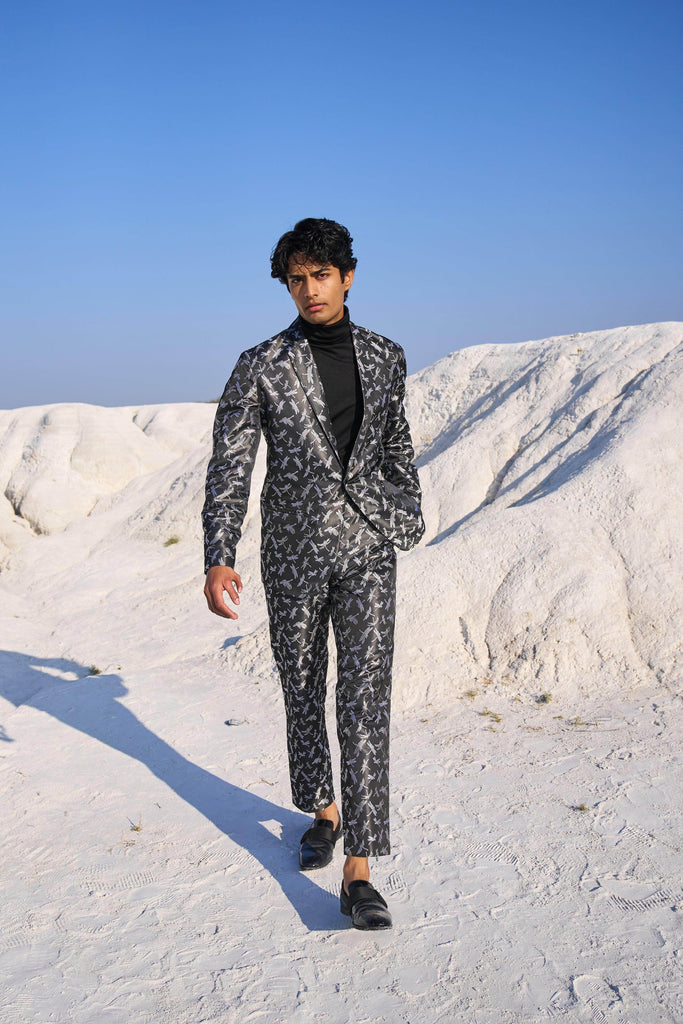 JACQUARD BLAZER - dash and dot dash and dot