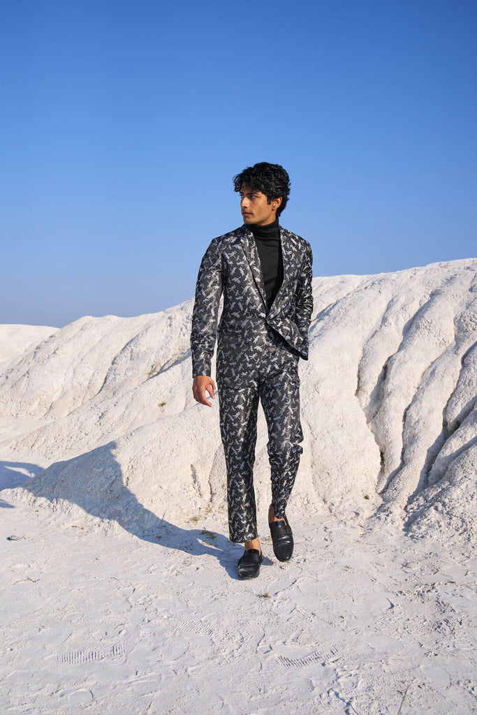 JACQUARD BLAZER - dash and dot dash and dot