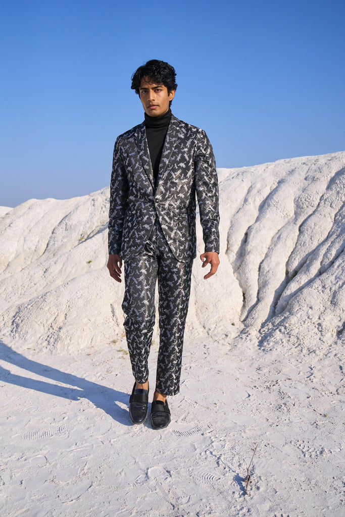 JACQUARD BLAZER - dash and dot dash and dot