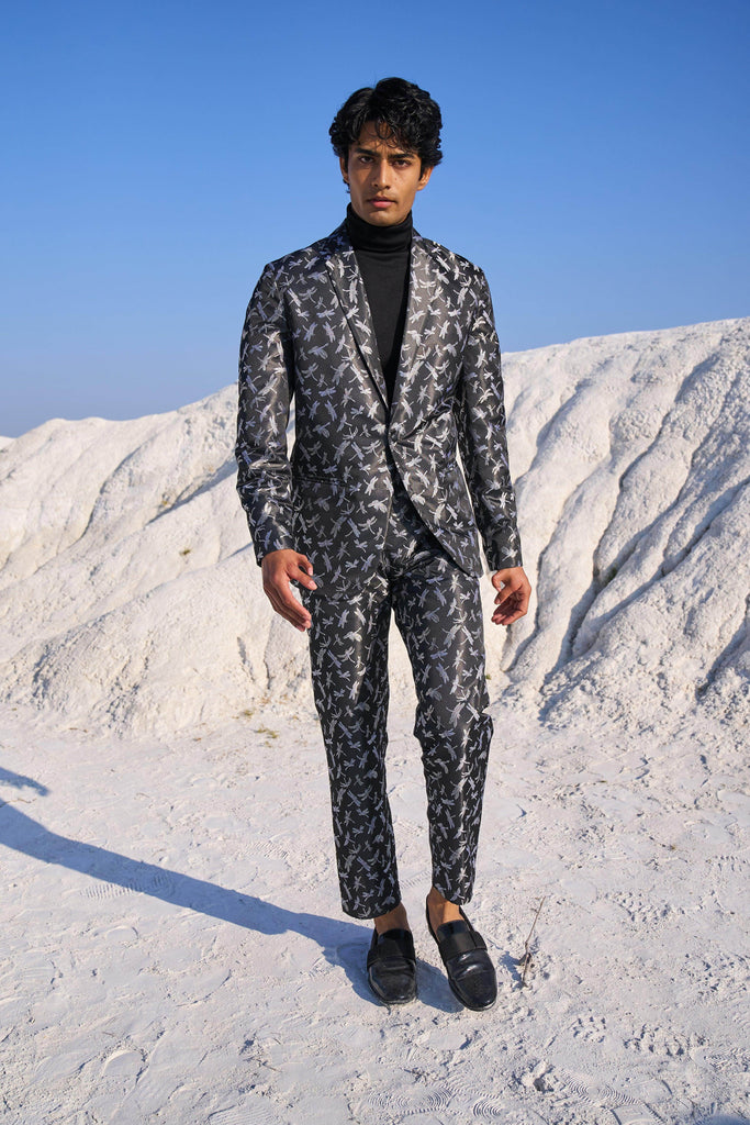 JACQUARD BLAZER - dash and dot dash and dot