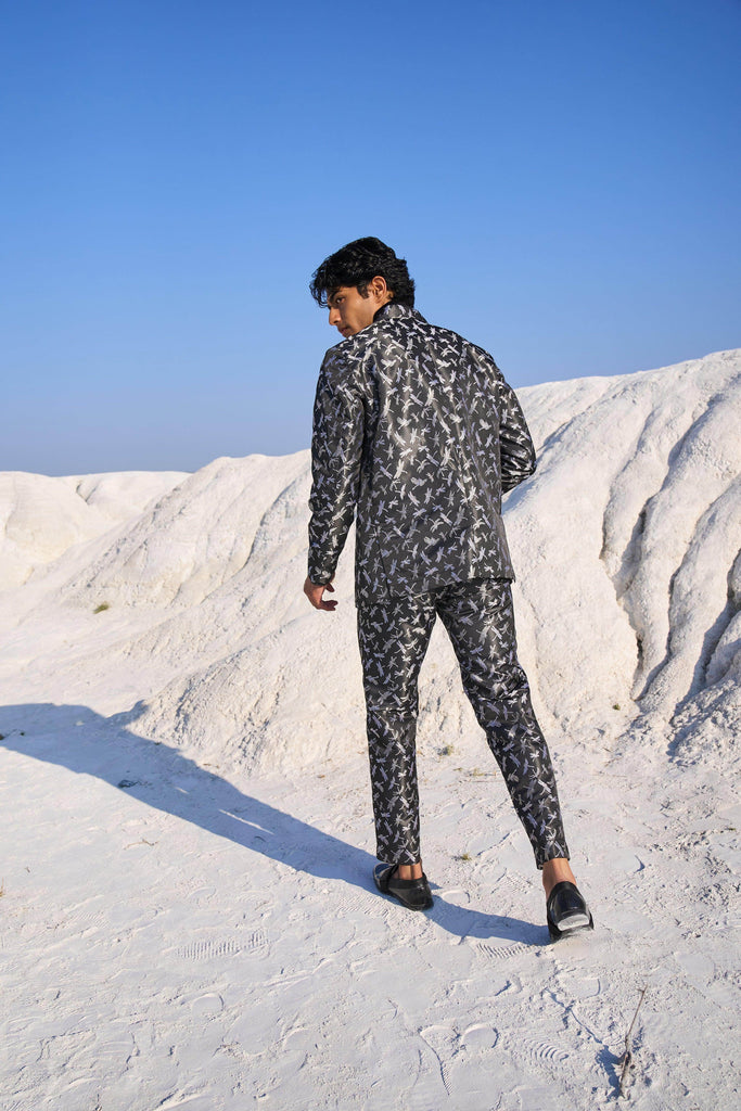 JACQUARD BLAZER - dash and dot dash and dot