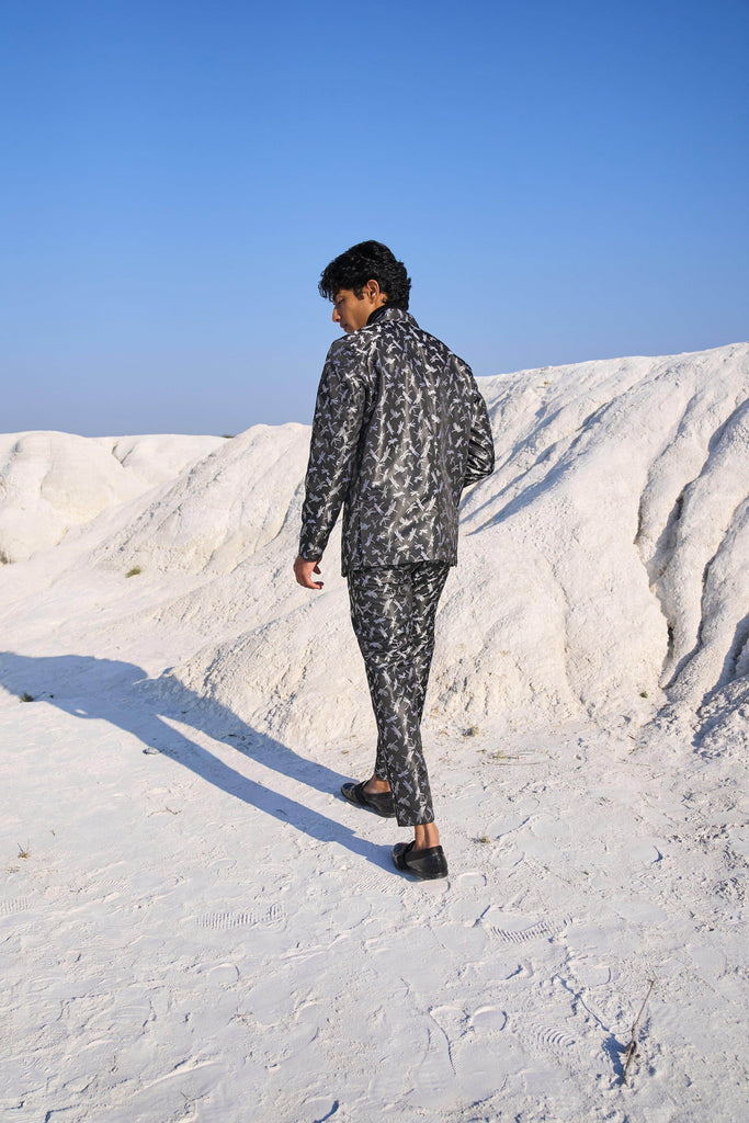 JACQUARD BLAZER - dash and dot dash and dot