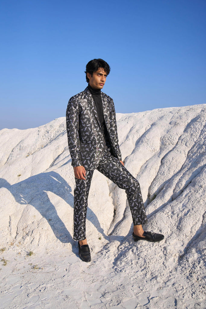 JACQUARD BLAZER - dash and dot dash and dot