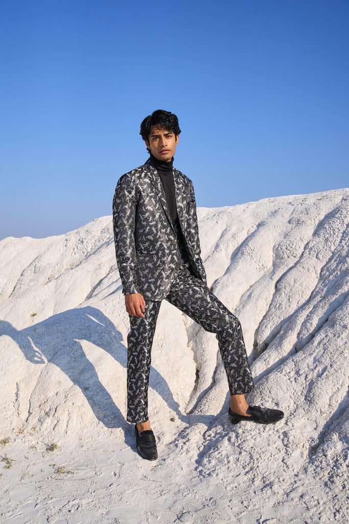 JACQUARD BLAZER - dash and dot dash and dot