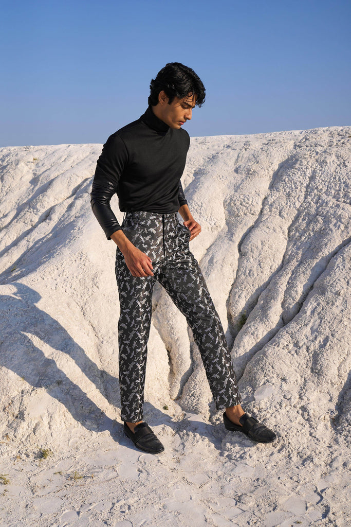 JACQUARD PANT - dash and dot dash and dot