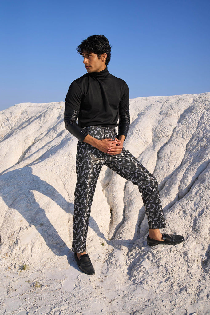 JACQUARD PANT - dash and dot dash and dot